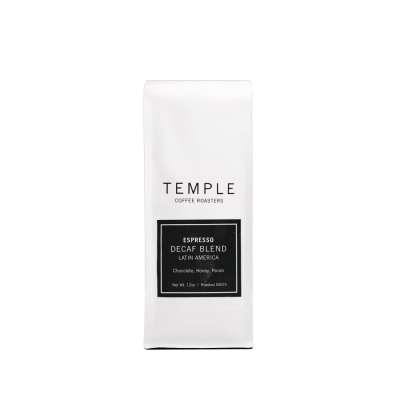 Temple,  DECAF ESPRESSO BLEND