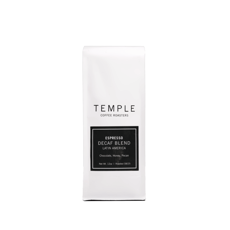 Temple,  DECAF ESPRESSO BLEND